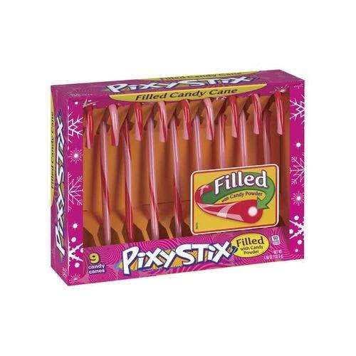 Pixy Stix Candy Canes