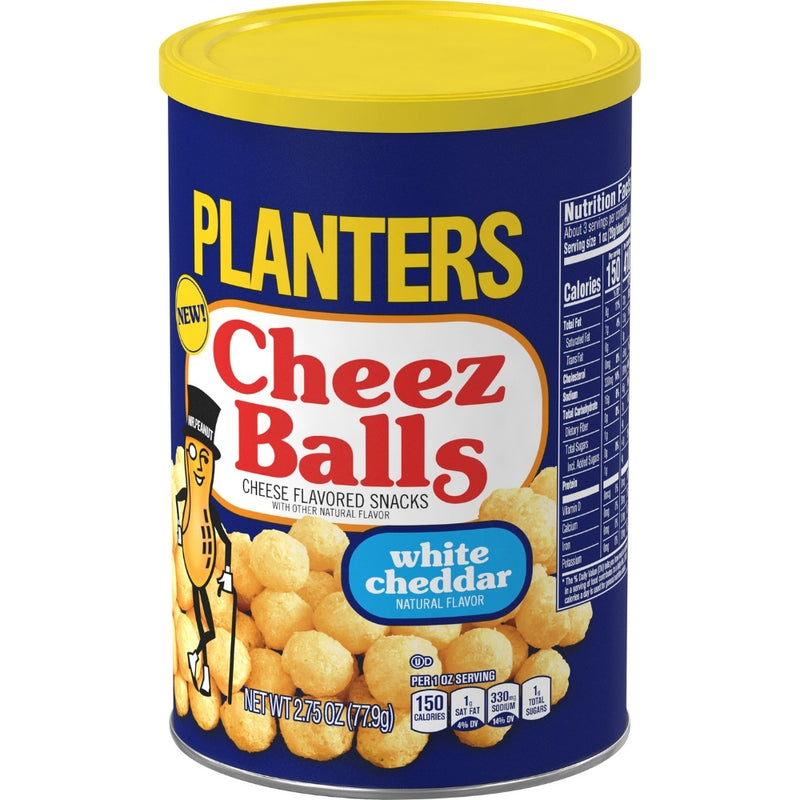 Planters Cheez Balls White Cheddar - 2.75oz
