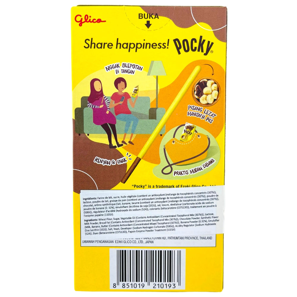 Pocky Sticks Choco Banana - 45g (Indonesia) - Pocky Sticks from Indonesia - Ingredients - Nutritional Facts