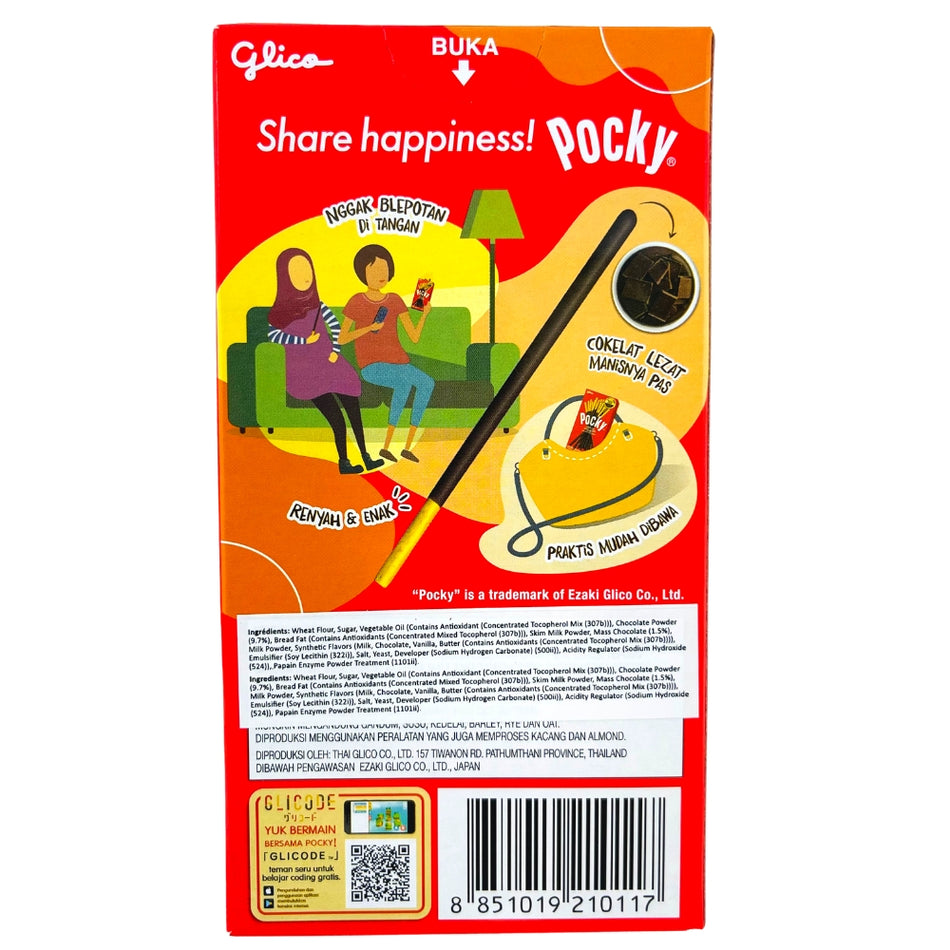 Pocky Sticks Original Chocolate - 45g (Indonesia) - Pocky Sticks from Indonesia! - Ingredients  - Nutritional Facts