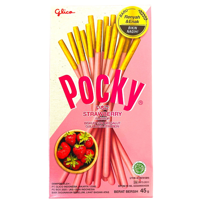 Pocky Sticks Strawberry - 45g (Indonesia) -  Pocky Sticks from Indonesia