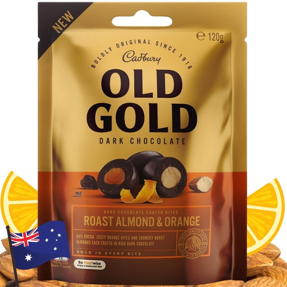 Cadbury Old Gold Almond & Orange Bites (Aus) - 120g