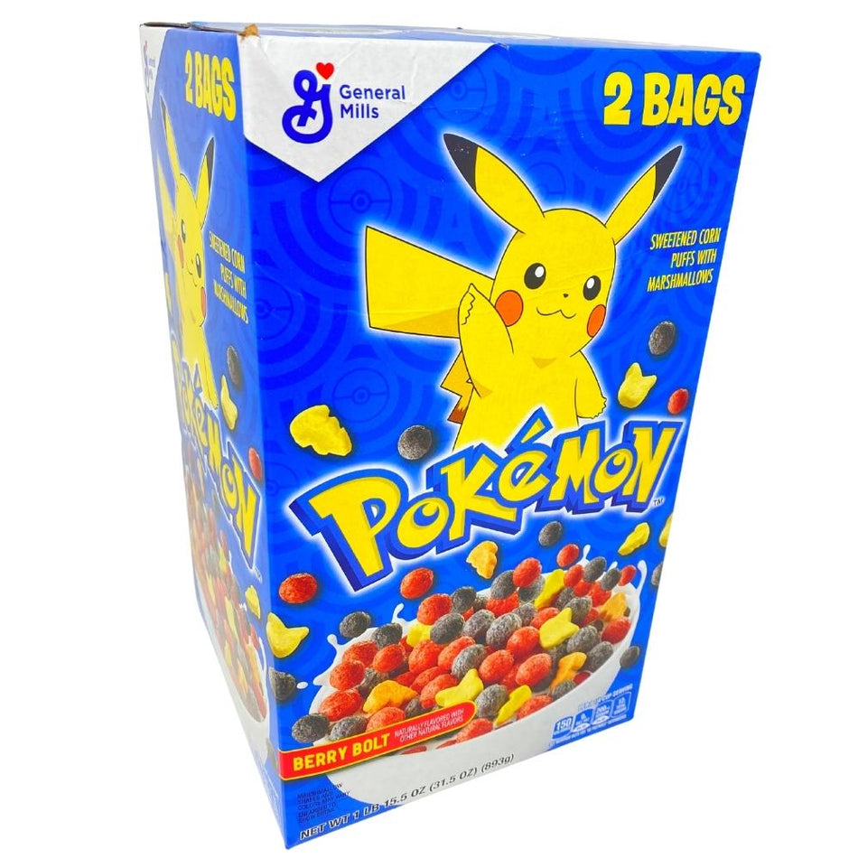 Pokemon Berry Bolt Cereal Double Bag Box - 893g