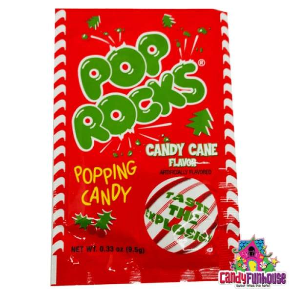 Christmas Pop Rocks Candy Cane Popping Candy - .33oz.