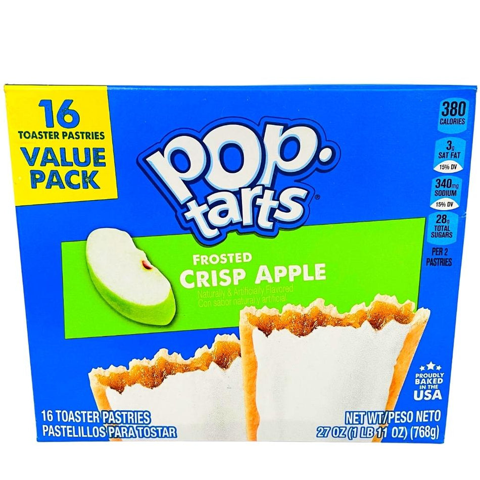 Pop-Tarts Frosted Crisp Apple 16 Pack - 768g
