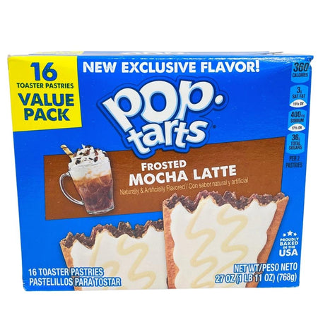 Pop-Tarts Frosted Mocha Latte 16 Pack - 768g