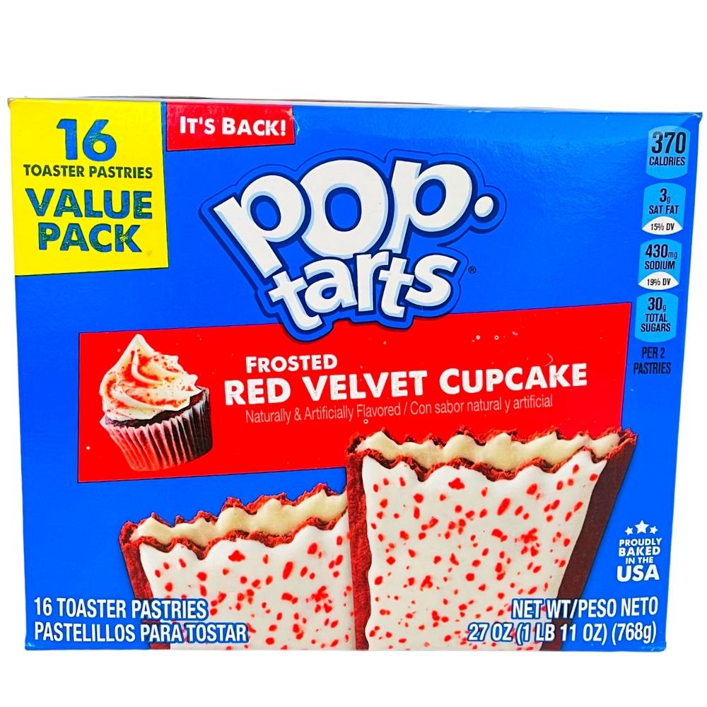 Pop-Tarts Frosted Red Velvet Cupcake 16 Pack - 768g
