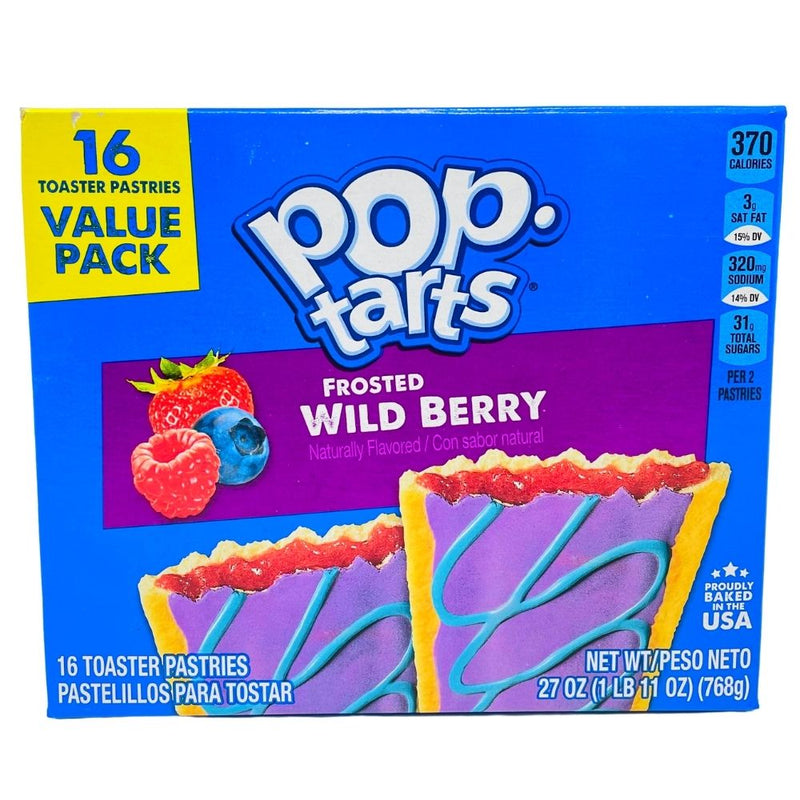 Pop-Tarts Frosted Wild Berry 16 Pack - 768g