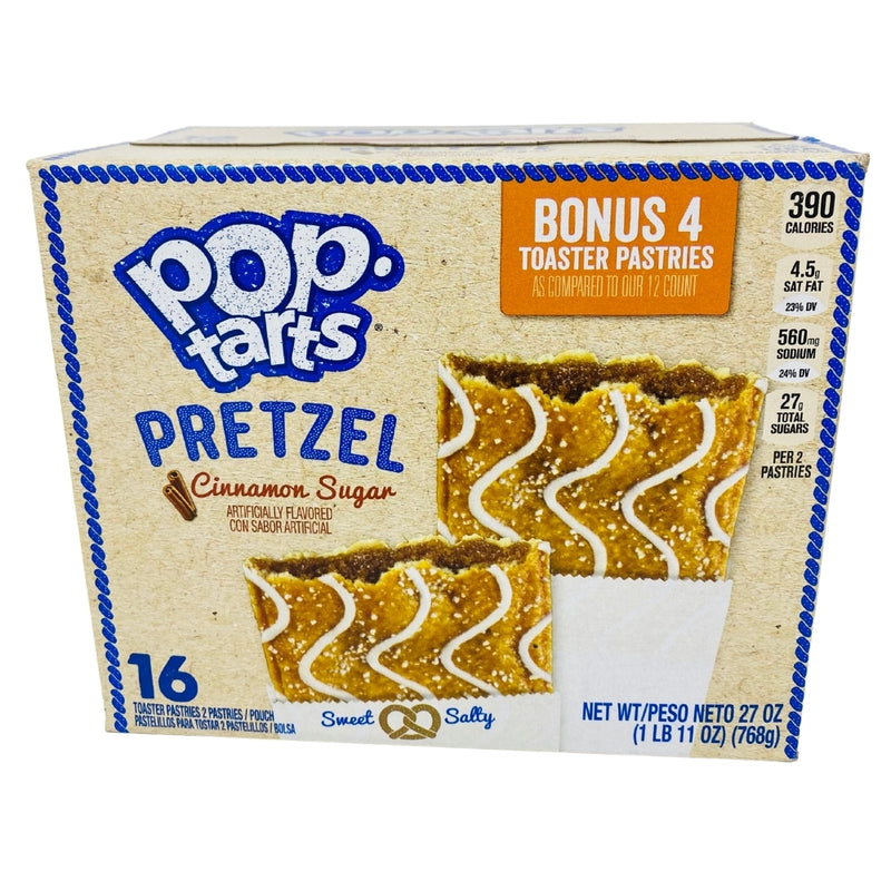 Pop-Tarts Pretzel Cinnamon Sugar 16 Pastries - 768g