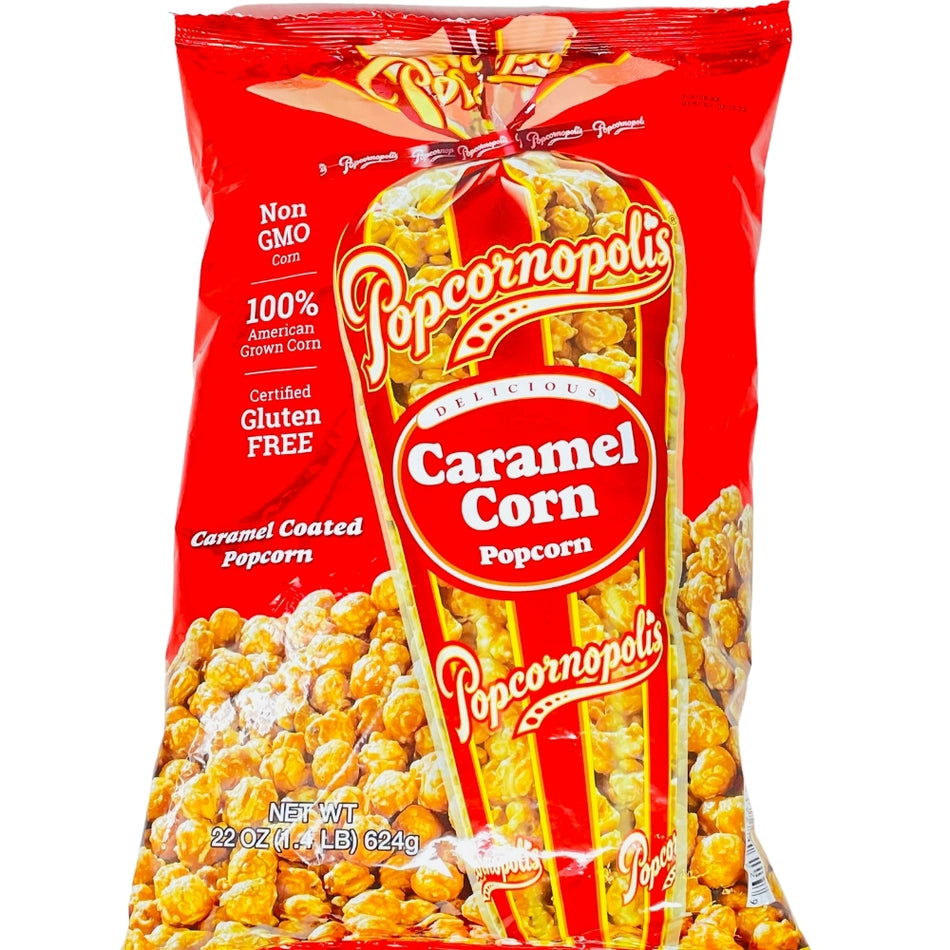Popcornopolis Caramel Corn Popcorn  624g