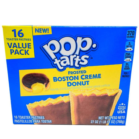 Pop-Tarts Boston Cream Donut 16 Pack - 768g