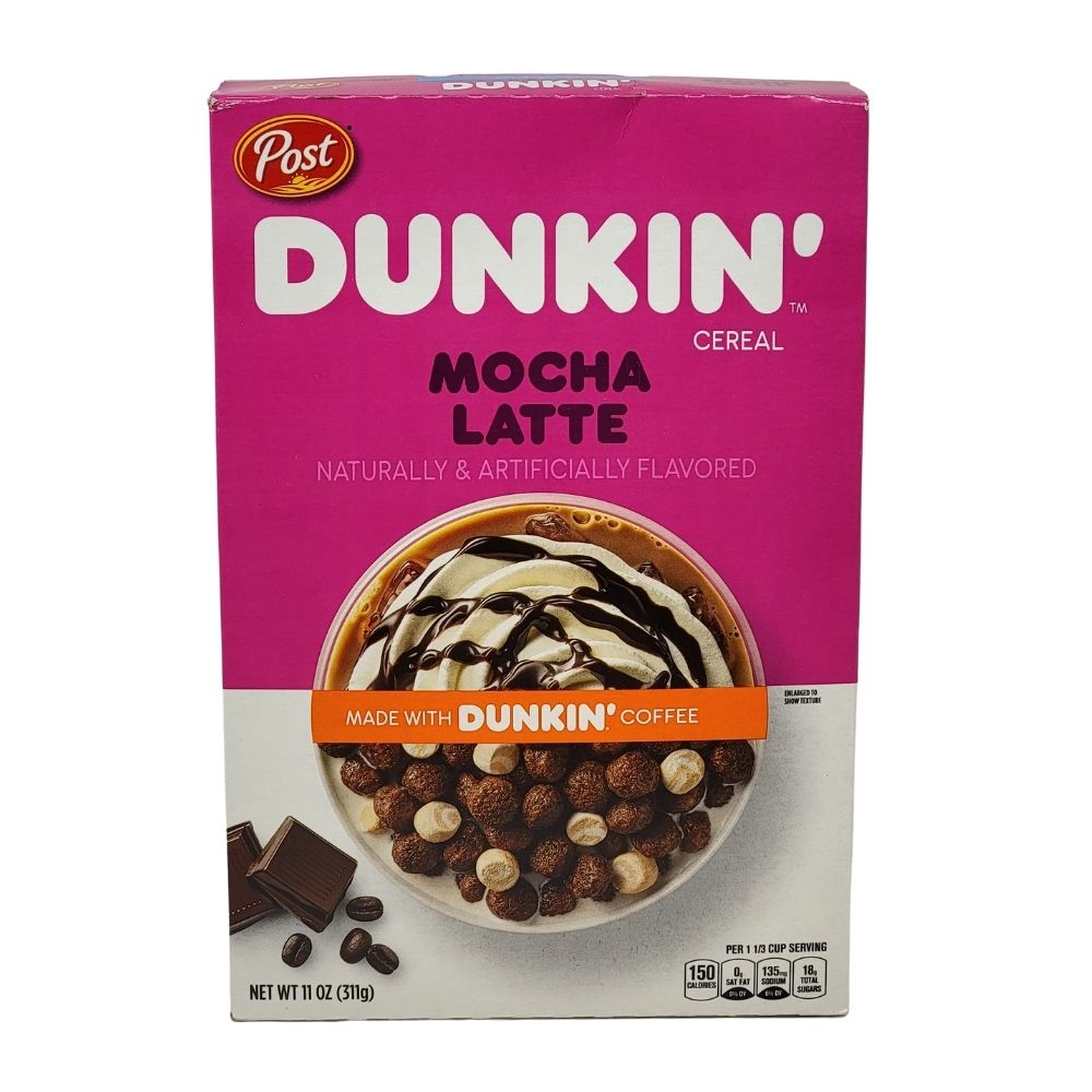 Dunkin' Mocha Latte Cereal - 11oz Candy Funhouse Online Candy Shop