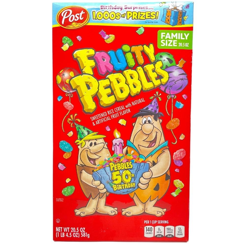 Fruity Pebbles Cereal Family Size - 20oz