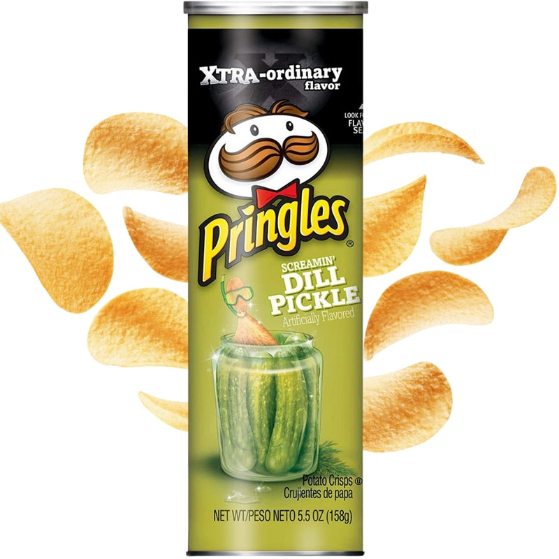 Pringles Screamin Dill Pickle - 158g