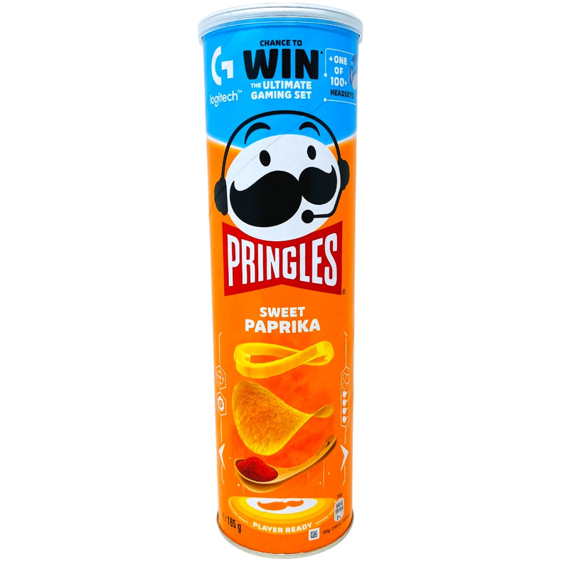 Pringles Sweet Paprika - 185g - Pringles - Pringles Chips - Snack - Pringles Sweet Paprika - Potato Chips - Sweet Paprika Chips
