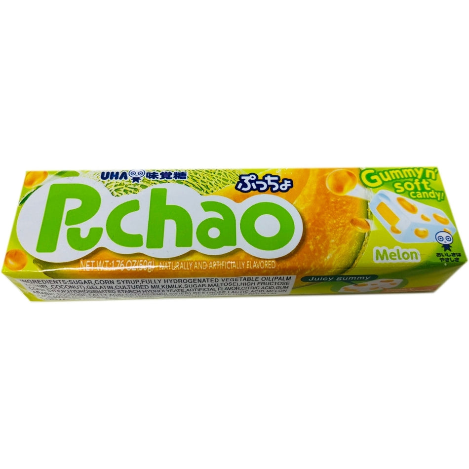 Puchao Melon Gummy n' Soft Candy - 50 g