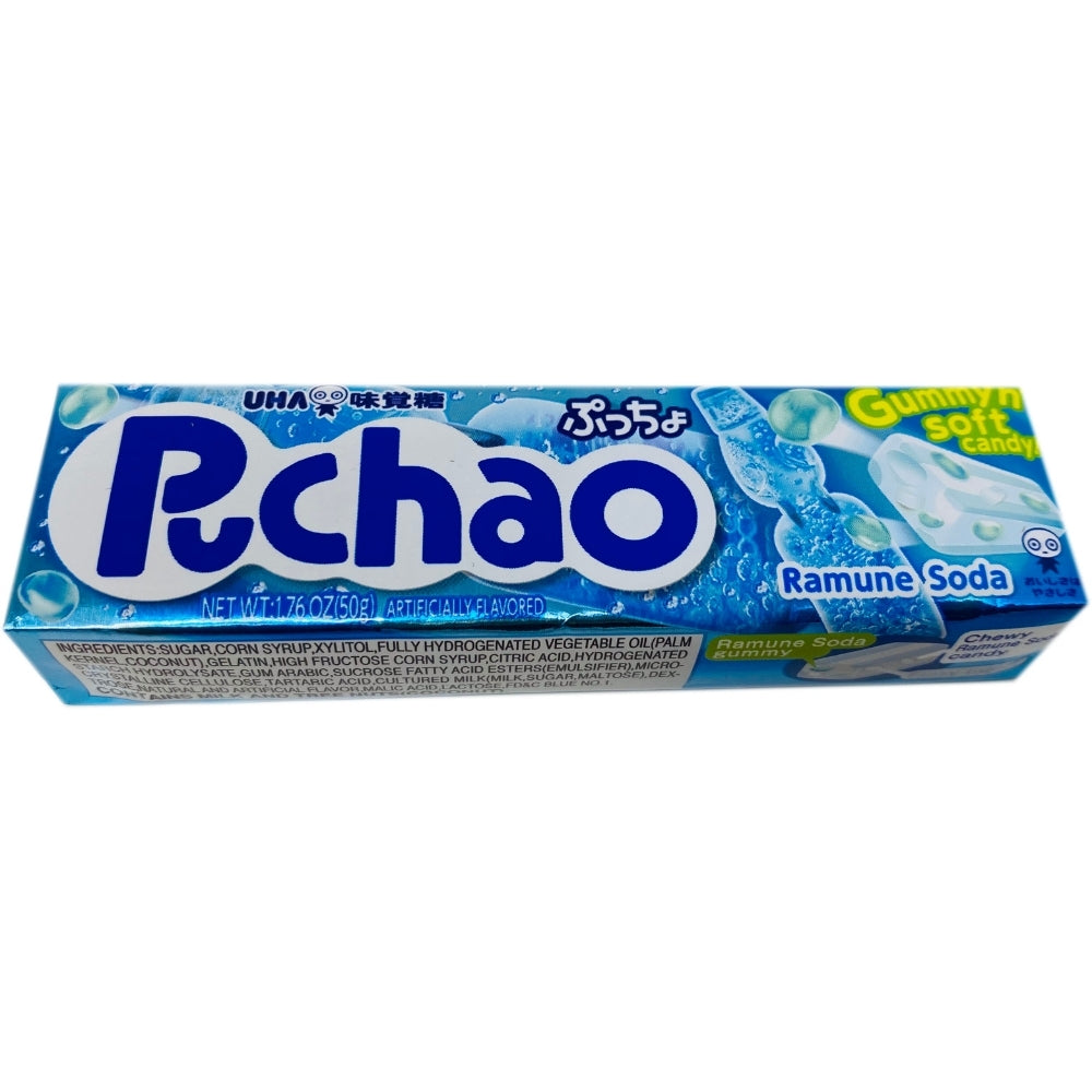 Puchao Ramuna Soda Gummy n' Soft Candy - 50 g