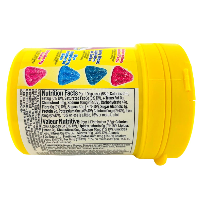 Push Pop Gummy Pop-its - 58g - Nutrition Facts  - Ingredients