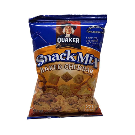 Quaker Snack Mix Baked Cheddar - 1.75oz Candy Funhouse Online Candy Shop