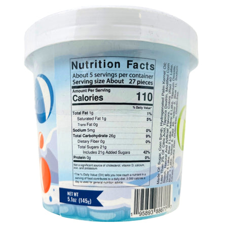 Rainbow Nums Freeze Dried Candy - Skittles - 5.1oz- Nutrition Facts - Ingredients