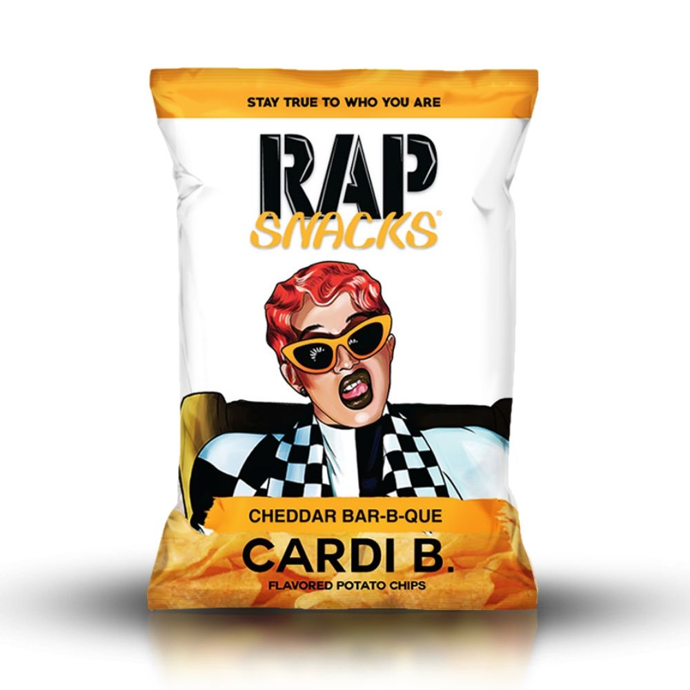 Rap Snacks Cardi B-Cheddar Bar-B-Que Potato Chips-28 g