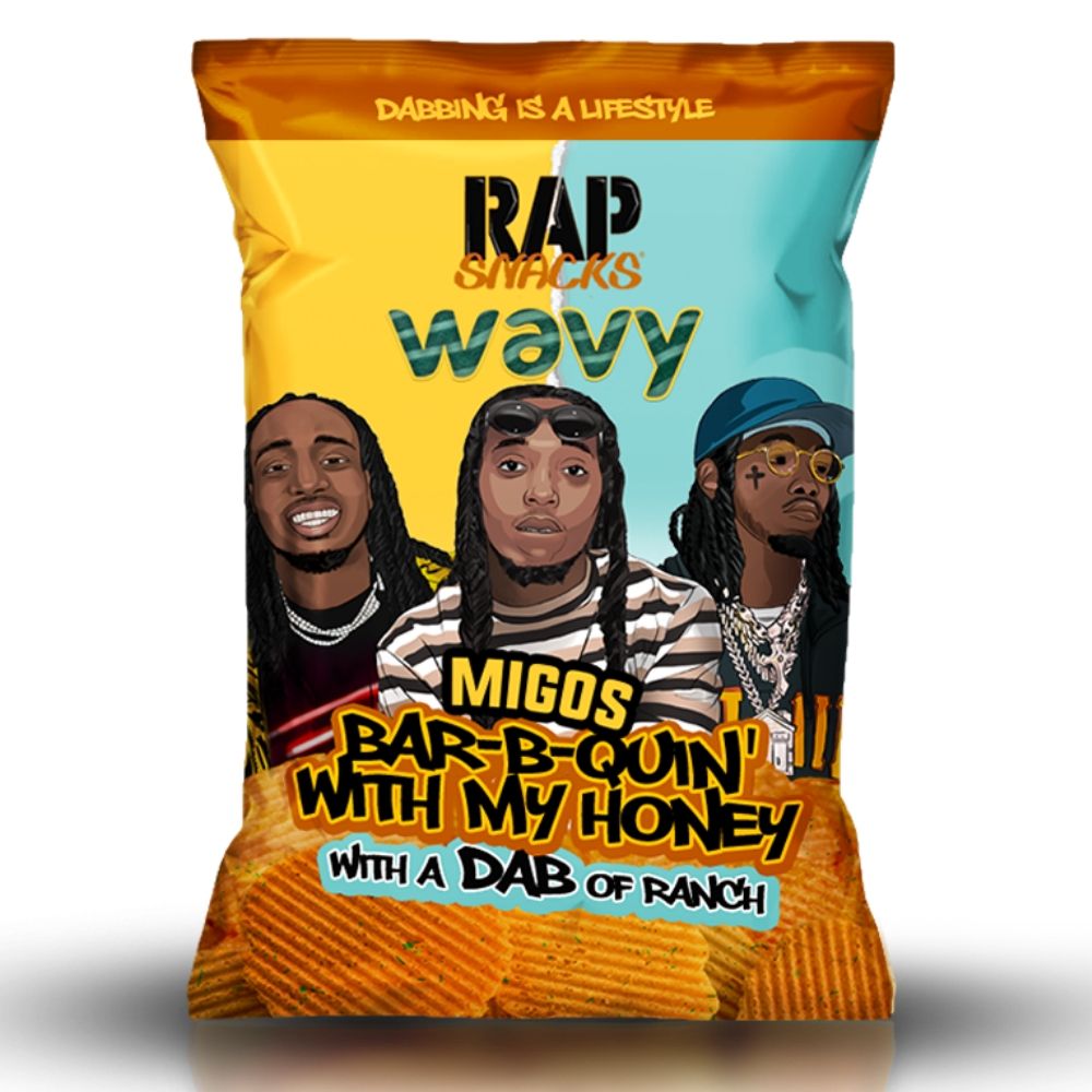 Rap Snacks-Migos Bar-B-Quin' With My Honey with a Dab of Ranch-78 g