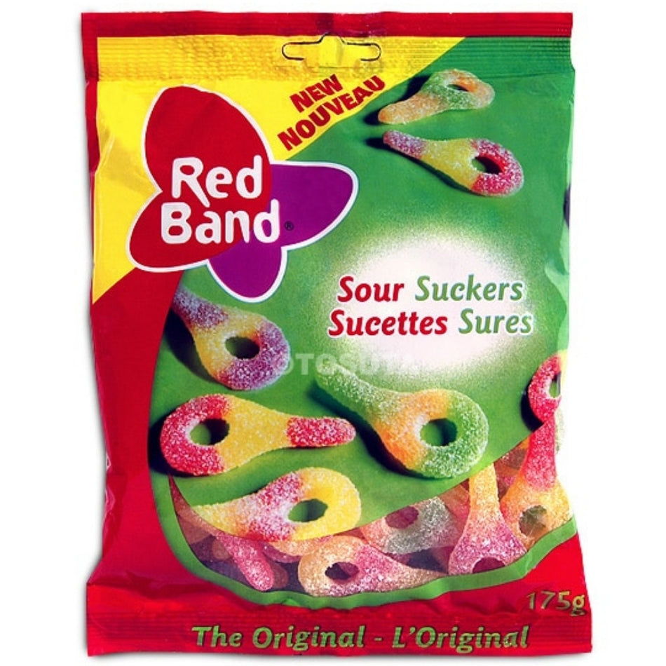 Red Band Sour Suckers Peg Bag - 175g