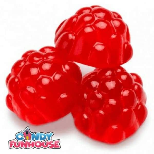 Red Raspberries Gummy Candy Albanese Candy 2.5kg - Bulk Candy Buffet Colour_Red Dairy Free Fat Free