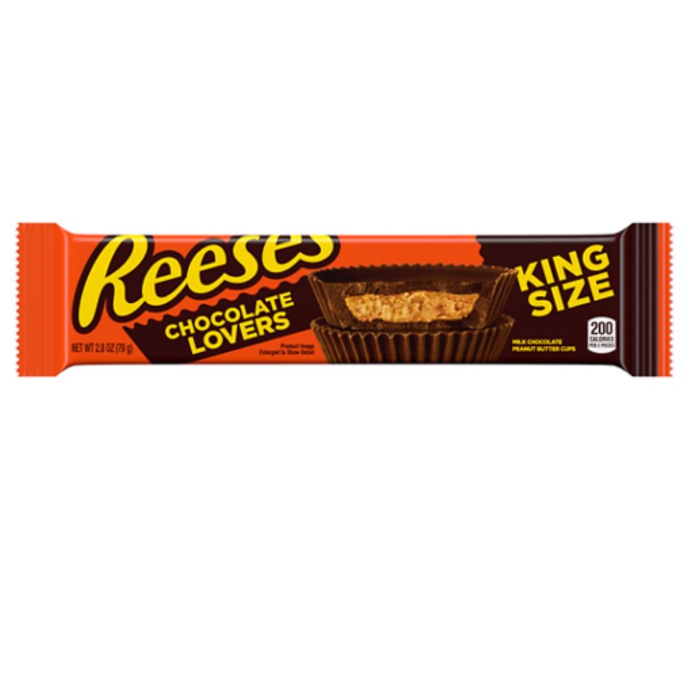 Reese's Chocolate Lovers Cups King Size Candy Bars-2.8 oz.