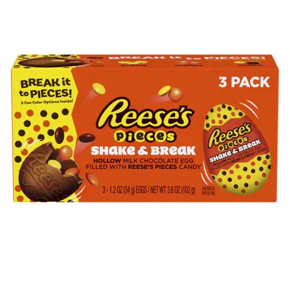 Reese's Pieces Shake and Break Egg - 3.6oz