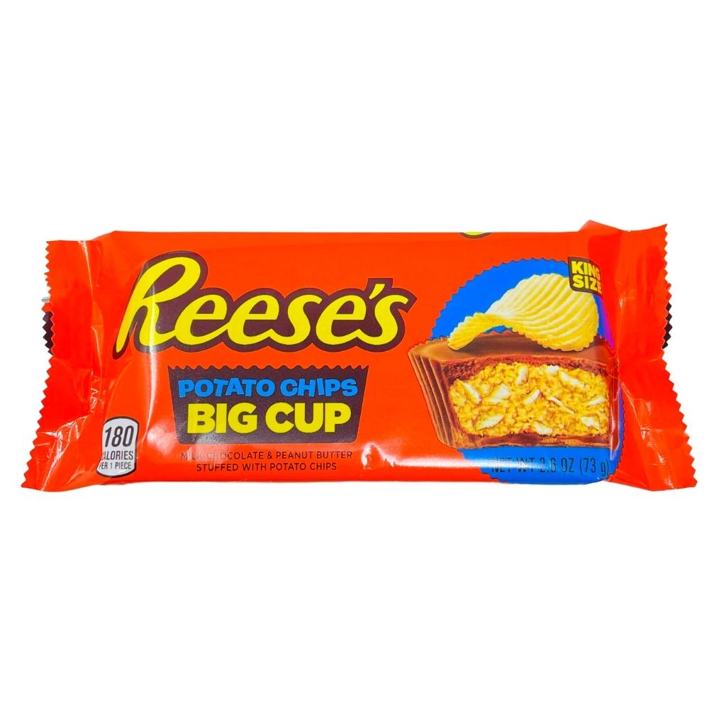 Reese's Big Cup Stuffed w/Potato Chips King Size Candy Bar- 2.6oz