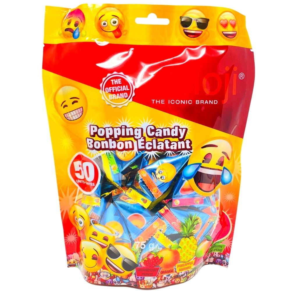 Emoji Popping Candy 75g Candy Funhouse Candy Funhouse CA
