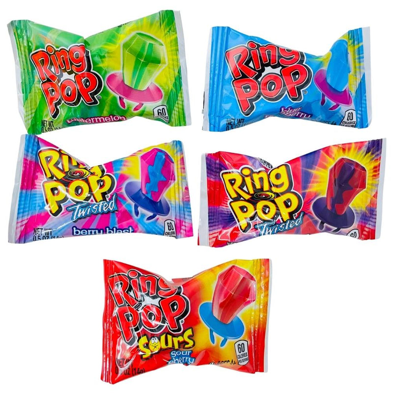 Ring Pop Fruit Flavours 14g Candy Funhouse