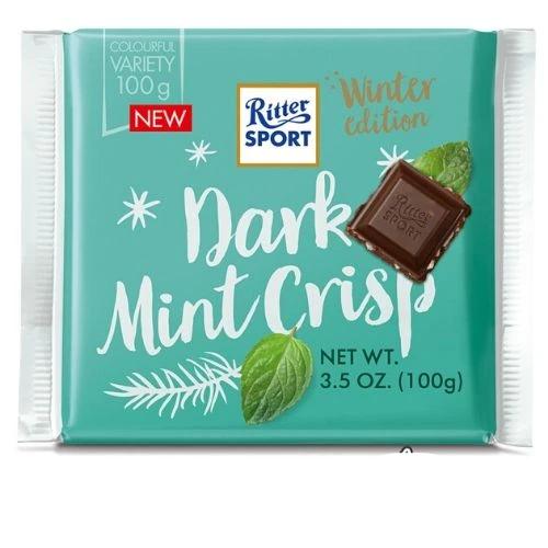 Ritter Sport Dark Mint Crisp-Winter Edition