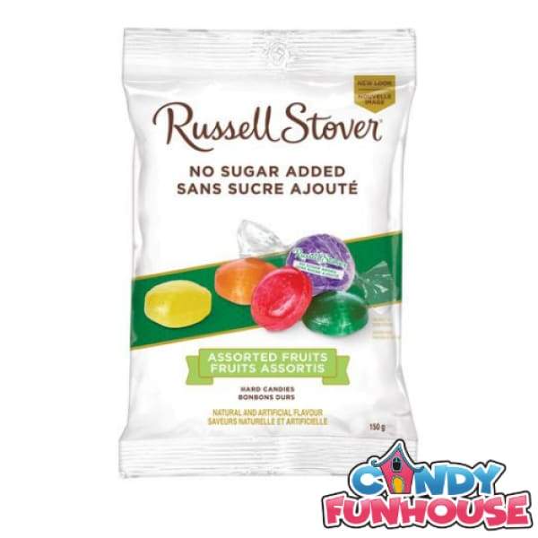 Russell Stover Assorted Fruits Hard Candies-No Sugar Added Russell Stover 170g - 2000s American Colour_Assorted Era_2000s Hard Candy