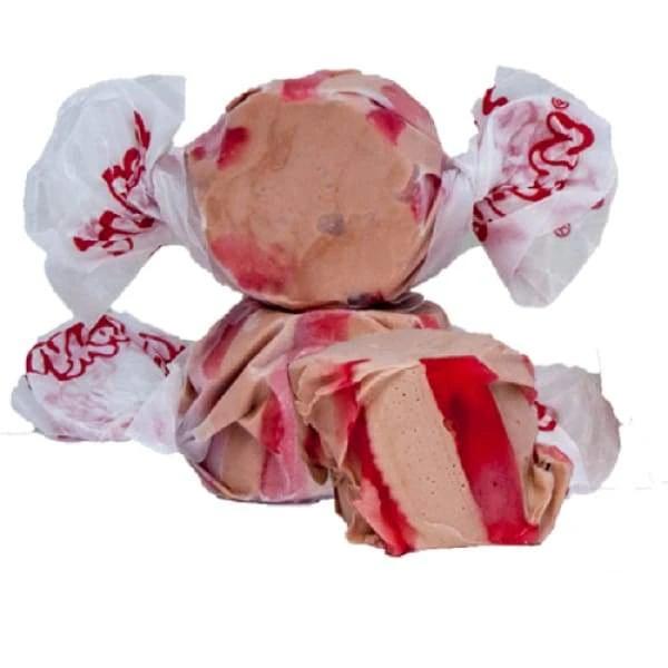 Salt Water Taffy-Cherry Cola Taffy Town 3kg - Brown Bulk Candy Buffet Colour_Brown Colour_Red