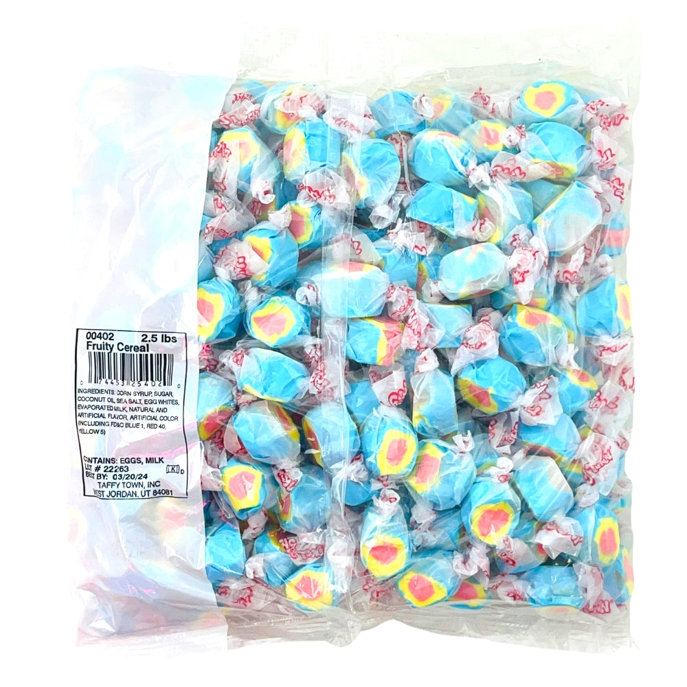 Salt Water Taffy Fruity Cereal Candy Funhouse Candy Funhouse CA
