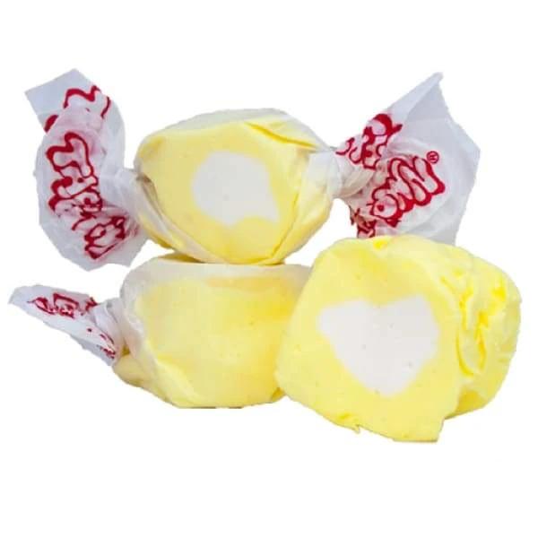 Salt Water Taffy-Lemon Cream Taffy Town 3kg - Bulk Candy Buffet Colour_Yellow Gluten Free Individually Wrapped