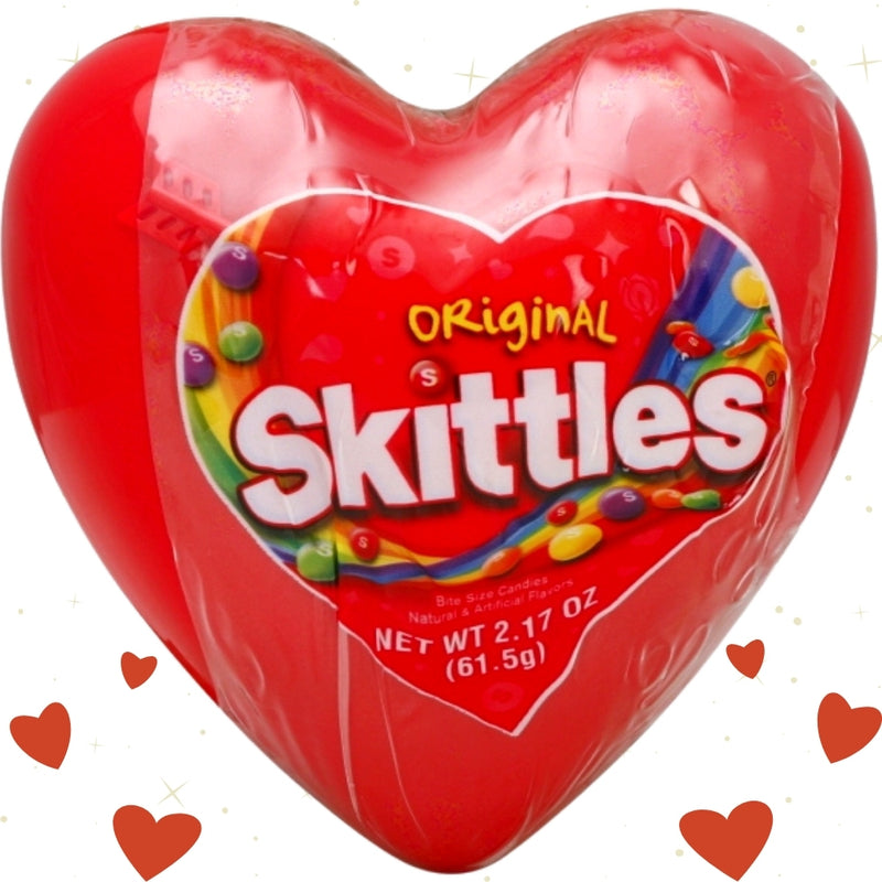 Valentine Skittles Candy Filled Valentine Heart - 61.5g