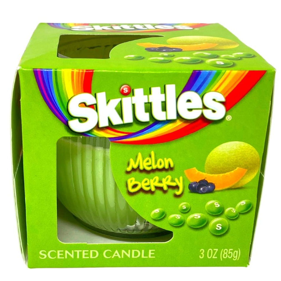 Skittles Scented Candle Melon Berry