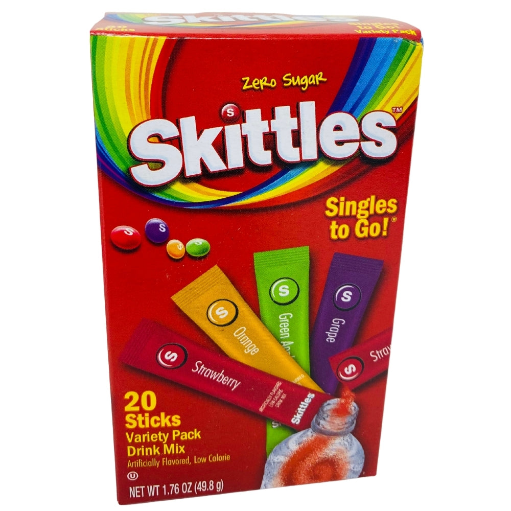 Skittles Singles to Go Variety Pack - 49.8g