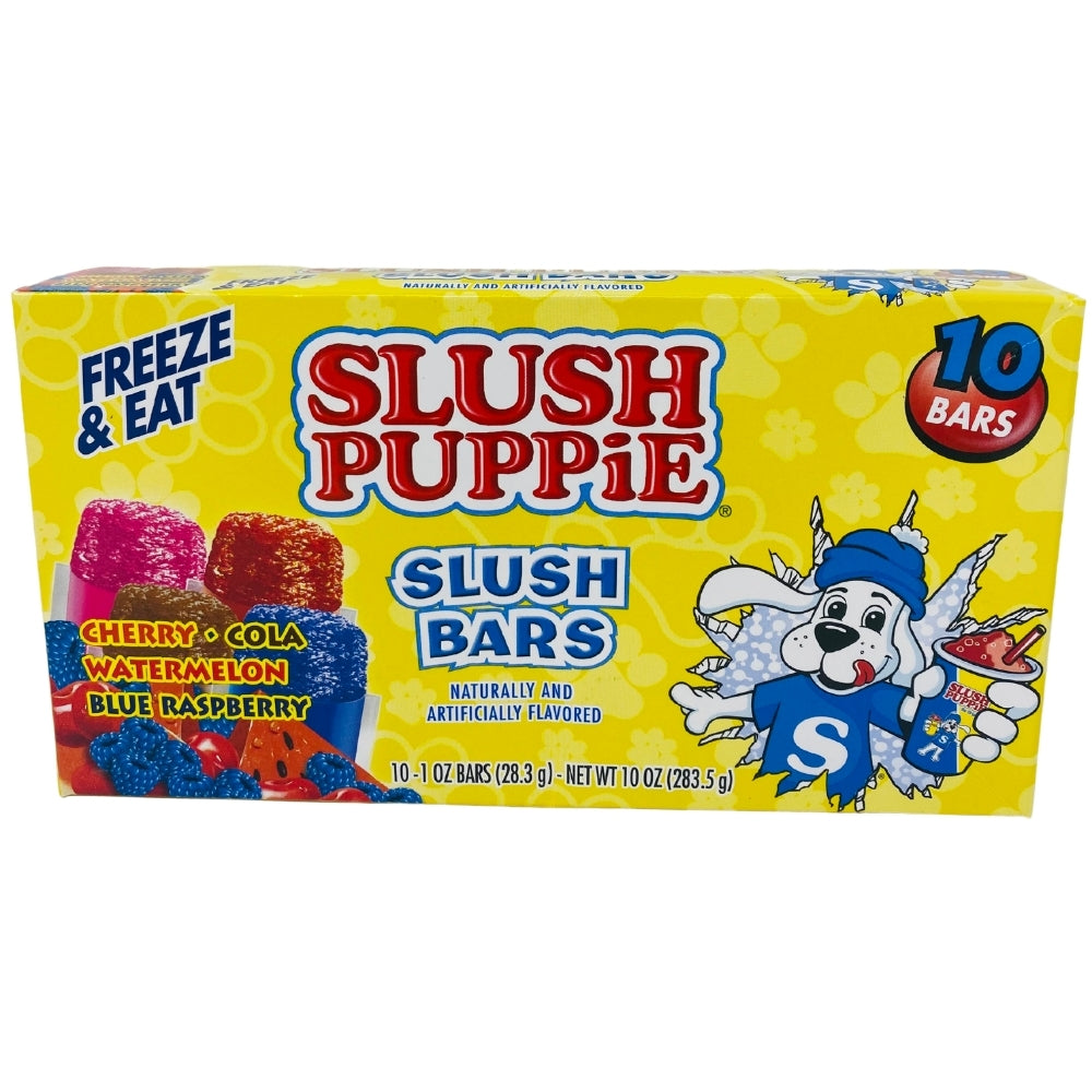 Slush Puppie Slush Bars 10 Pack - 10oz | Candy Funhouse – Candy Funhouse CA