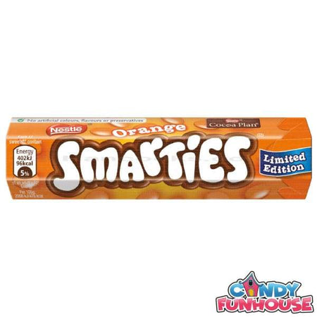 Smarties Candy Orange-UK Nestlé 45g - 2010s Bar British Chocolate Colour_Orange