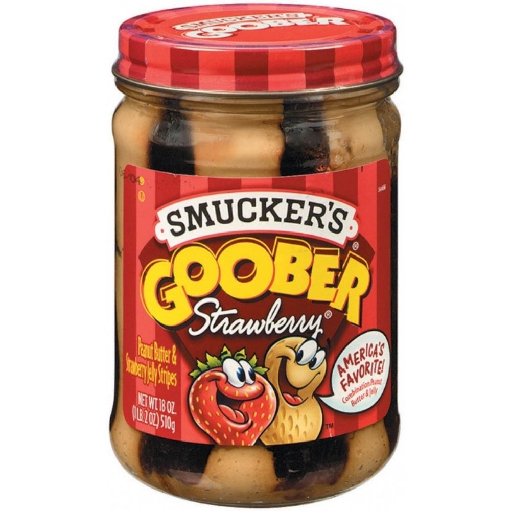 Smucker's Goober Strawberry Peanut Butter & Jelly Stripes - 18 oz