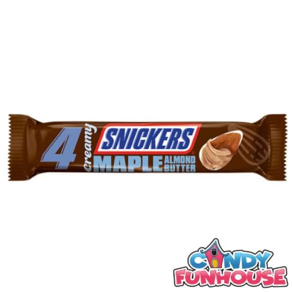 Snickers Creamy Maple Almond Butter - 4 Bar Mars Inc. 100g - 2010s American Bar Chocolate Era_2010s