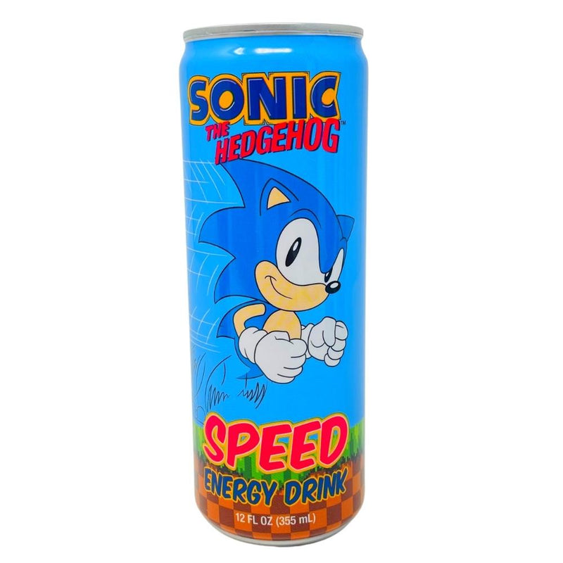 Sonic The Hedgehog Speed Energy Drink Can - 12oz