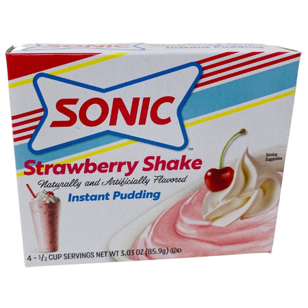 Sonic Strawberry Shake Instant Pudding - 3.03oz