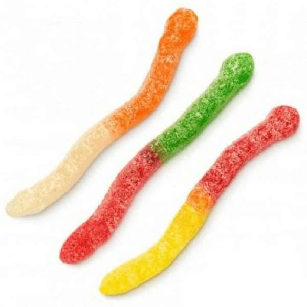 Sour Gummy Worms-Albanese Albanese Candy 2.3kg - Albanese assorted Bulk Candy Buffet Colour_Assorted