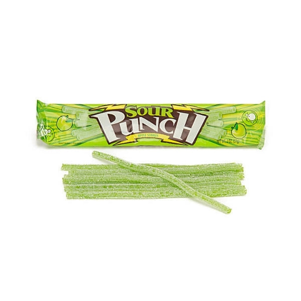 Sour Punch Straws Apple - 2oz