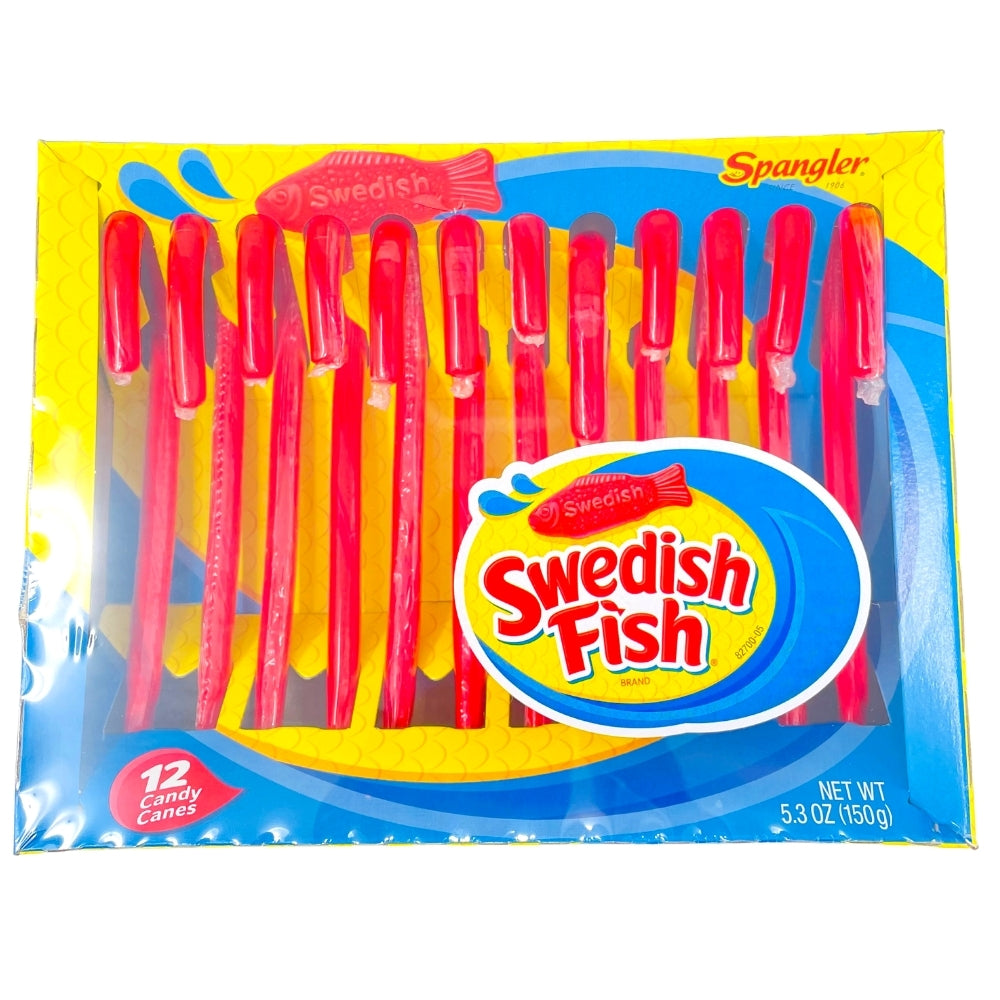 Swedish Fish Candy Canes 5.3oz